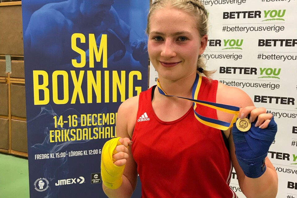 Thelma Sagerfeldt Eskilsson, BK Viljan, blev svensk mästare i ungdomsklassen.