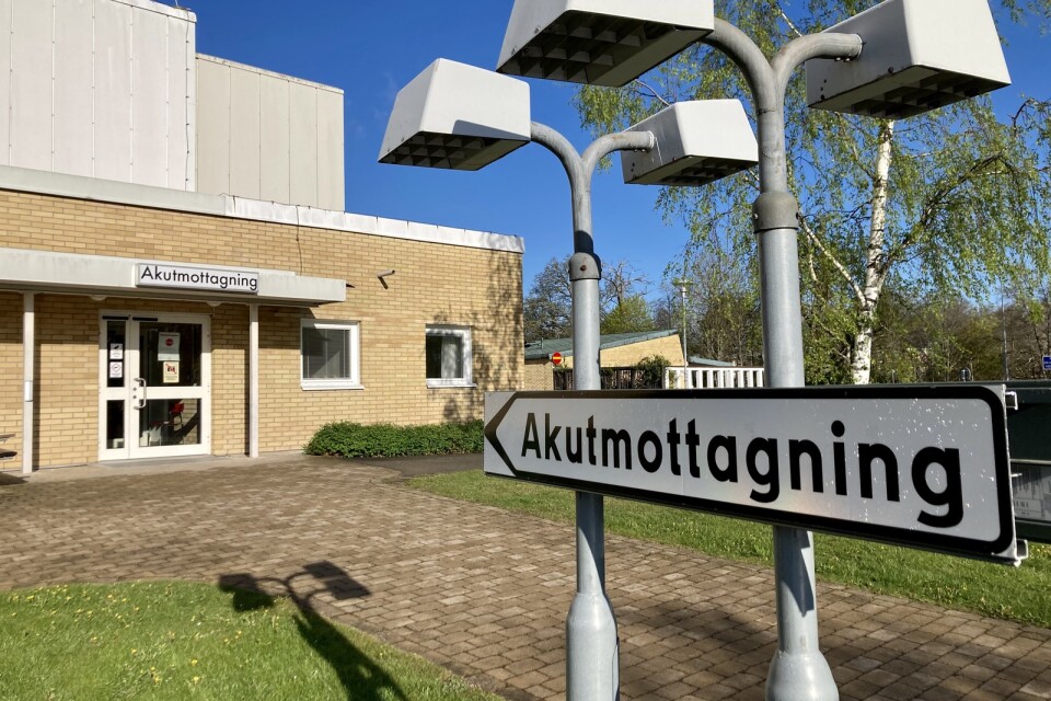 Akutmottagningen på Oskarshamns sjukhus. Arkivbild