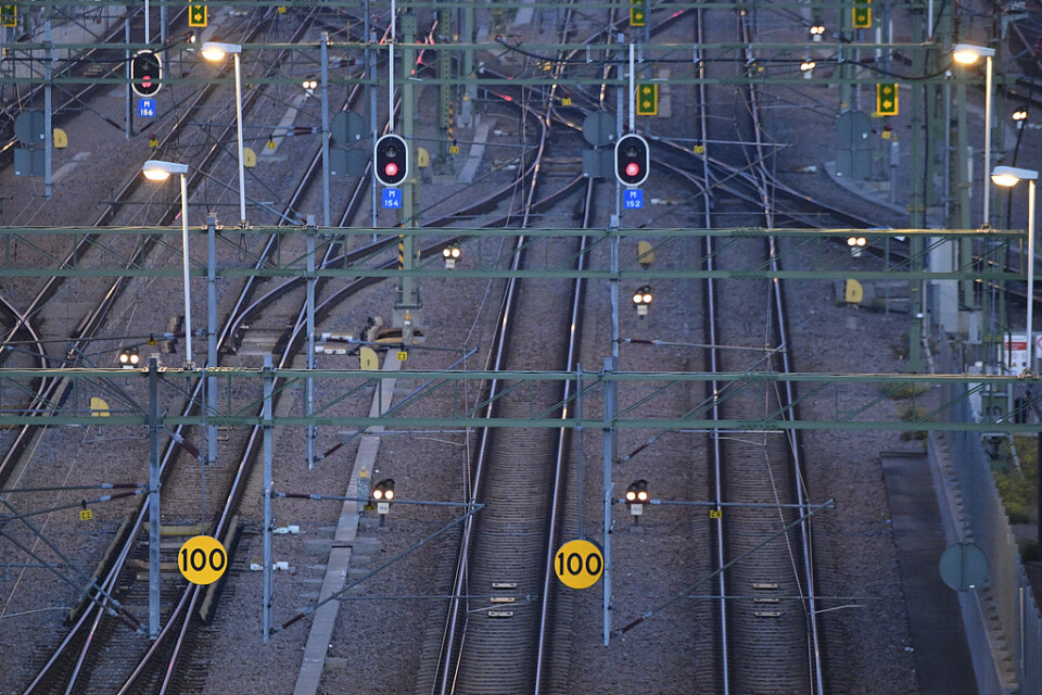 Det blev stora förseningar i tågtrafiken i södra Sverige. Arkivbild.