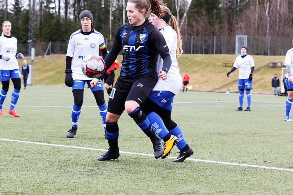 UIFK:s Maja Udd gjorde matchens enda mål under onsdagen. Arkivbild.