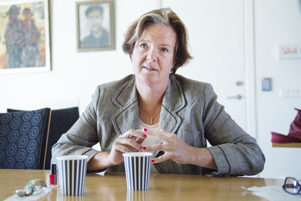 Socialdemokraternas partisekreterare Carin Jämtin avgår. Hon kommer inte att stå till förfogande för omval vid partikongressen nästa år utan lämnar sin post denna månad.
Foto: TT