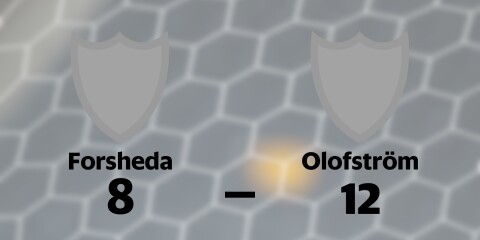 Forsheda BK förlorade mot Olofström