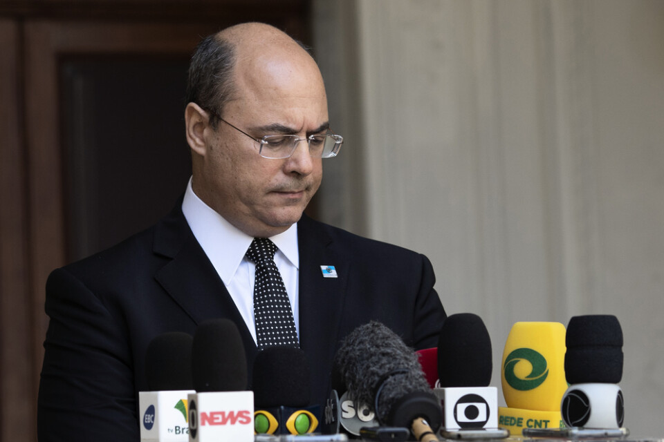 Rio de Janeiros parlament röstar för att inleda en process mot guvernör Wilson Witzel.