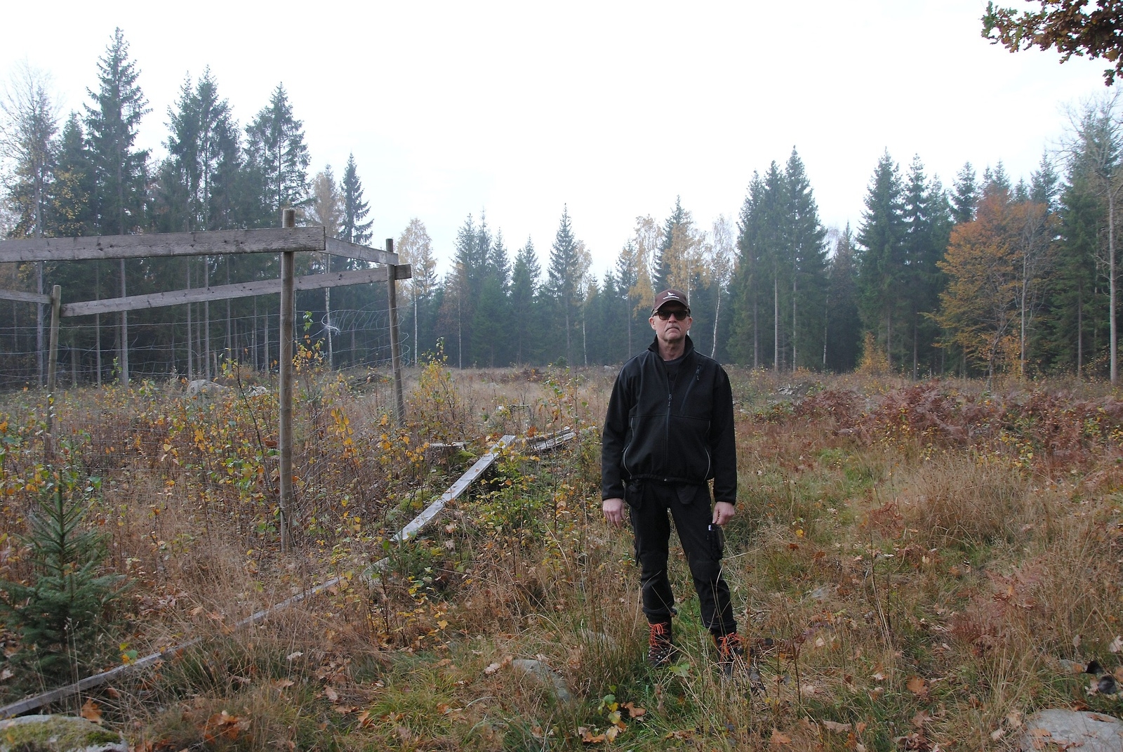 Stig Lundström, skogsägare och tills i våras LRF:s vice ordförande i Skåne, vill ha skyddsjakt på kron- och dovhjort. FOTO: SUSANNE GÄRE