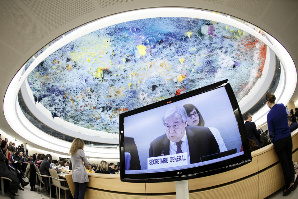 António Guterres vill se fler insatser för att motverka våld i hemmet. Arkivbild.
