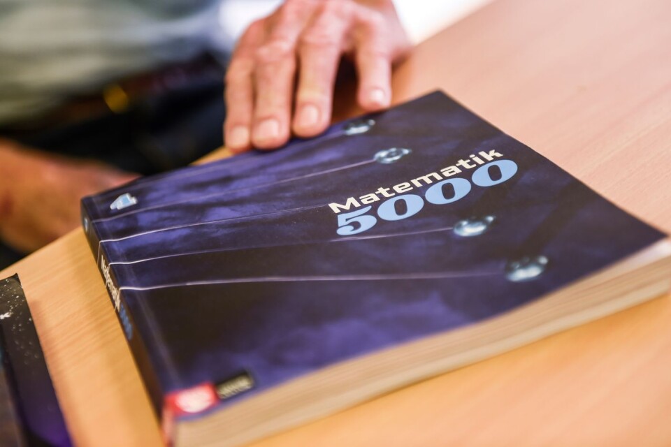 Ingvar Kroon has just finishing reading the proofs of Matematik 5000, a maths textbook