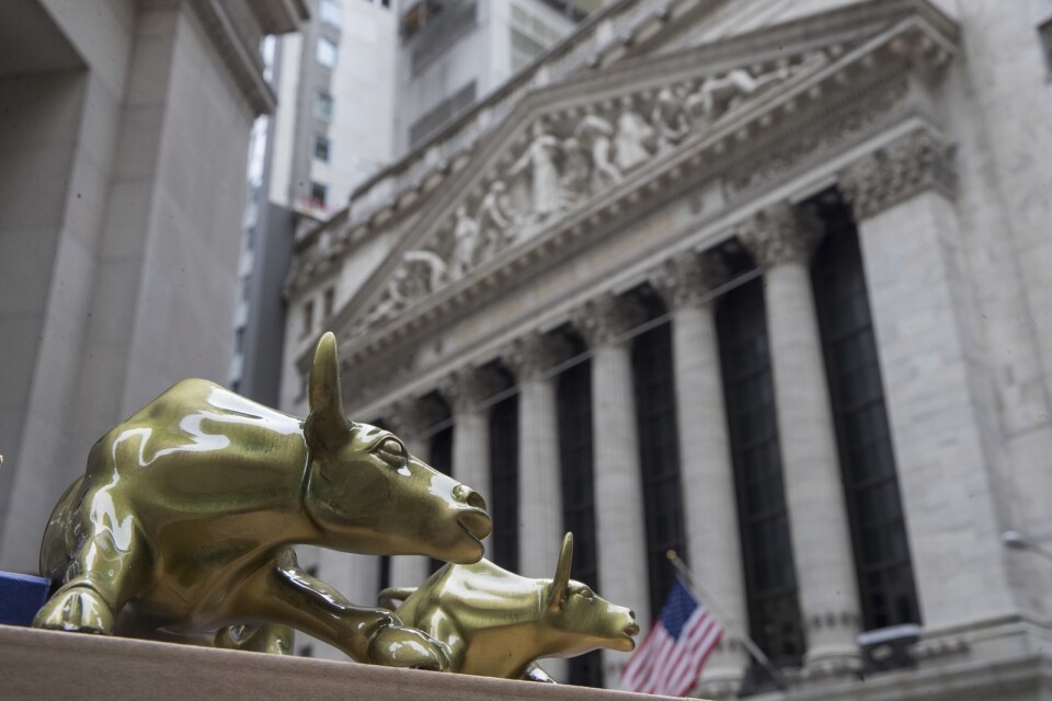 USA-börserna inledde börsveckan med ett glädjeskutt. Arkivbild.