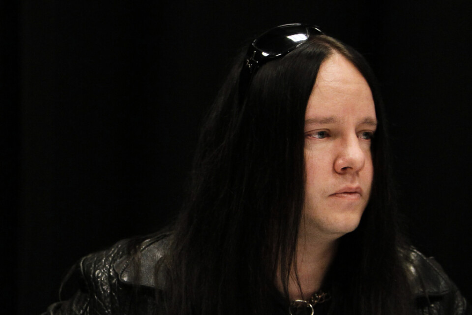Slipknots tidigare trummis Joey Jordison har avlidit. Arkivbild.