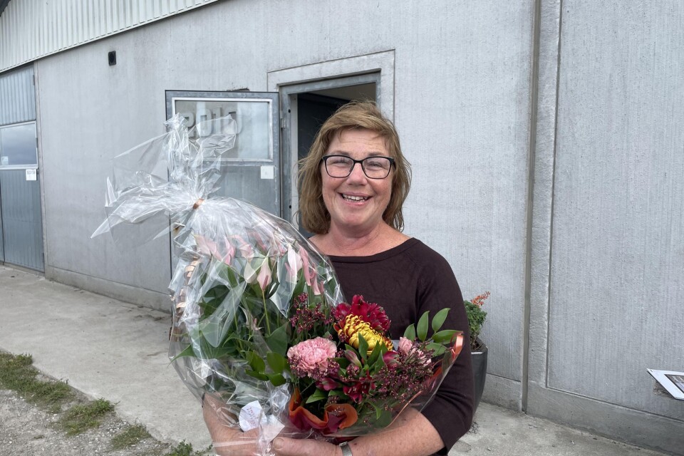Lantbrukaren Kerstin Persson har fått årets Gyllene pumpan.