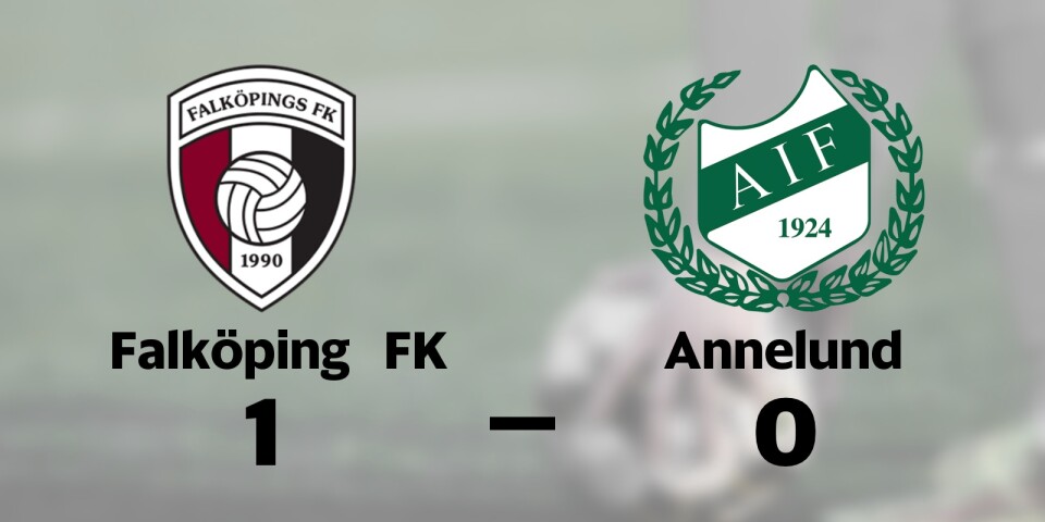 Annelund föll mot Falköping FK på bortaplan