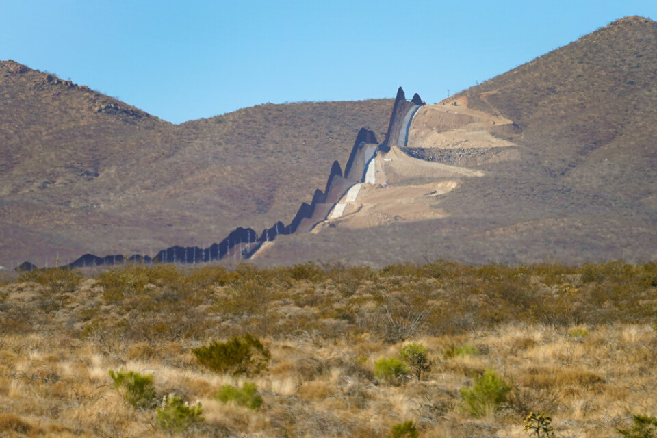 En del av Arizona, vid gränsen till Mexiko. Arkivbild.