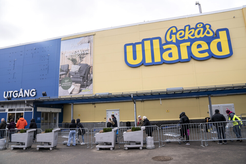 Ett slagsmål utbröt på lördagseftermiddagen på köpcentret Gekås i Ullared. Arkivbild.
