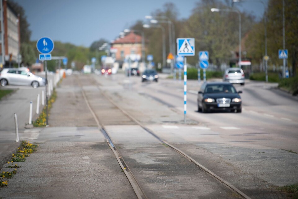 Karlshamns kommun arbetar intensivt för att bli av med de järnvägsspår som går längs Prinsgatan.