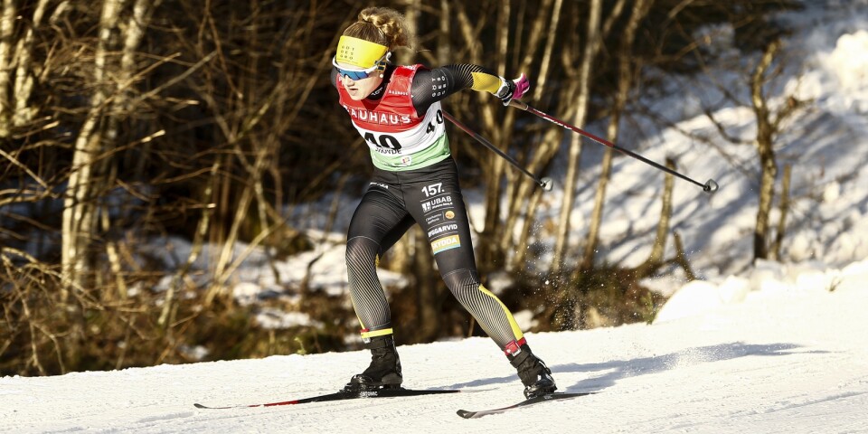 Emilia Eriksson slutade på en 14:e plats i säsongens sista lopp. Arkivbild.