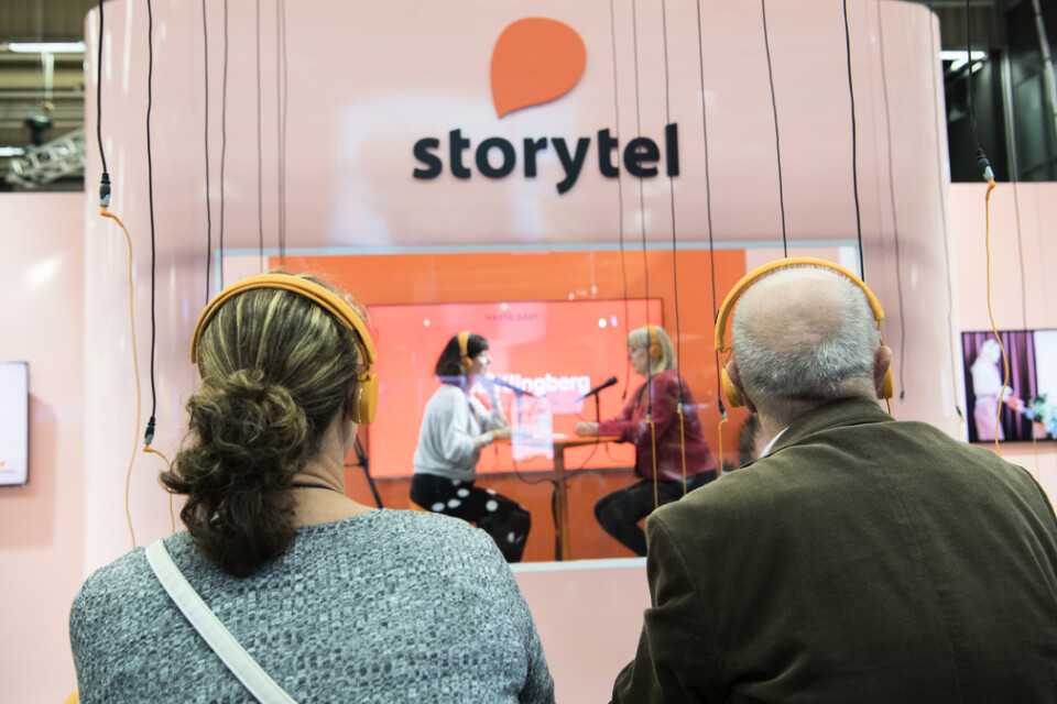Storytel är en strömningstjänst för ljudböcker. Arkivbild.