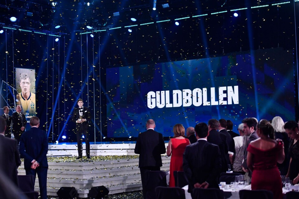 Victor Nilsson Lindelöf vann Guldbollen på Fotbollsgalan 2018.