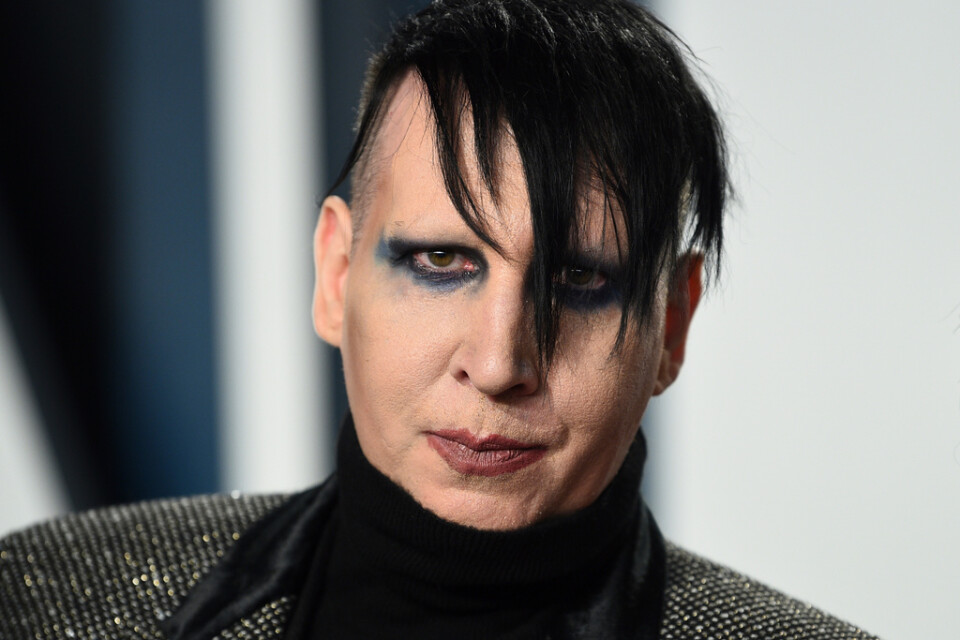 Marilyn Manson tappar en Grammynominering när listan har reviderats. Arkivbild.