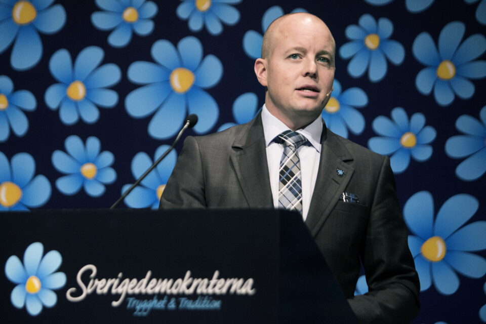 Björn Söder (SD), tidigare andre vice talman. Arkivbild.