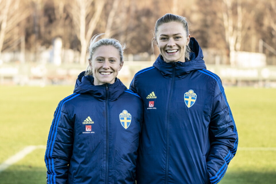Rebecka Blomqvist och Fridolina Rolfö.