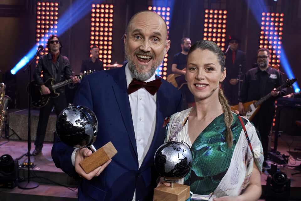 Fritte Fritzson och Marie Agerhäll vann "På spåret". Nu drar de sig tillbaka och ställer inte upp nästa år. Pressbild.
