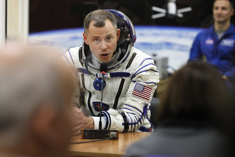 Den amerikanske astronauten Nick Hague. Arkivbild.