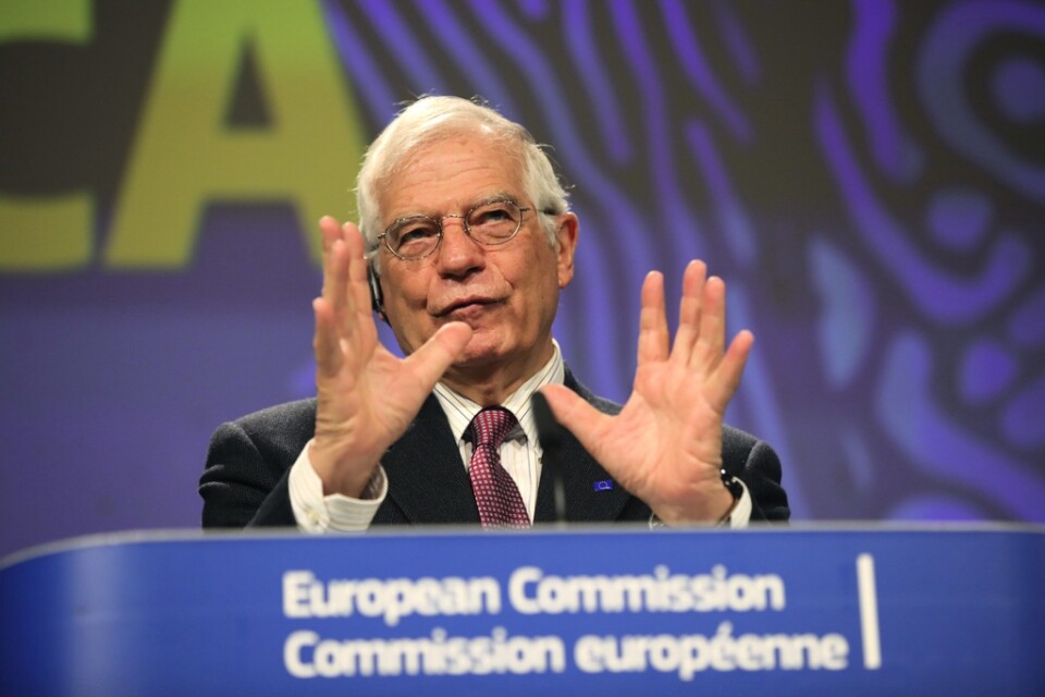 EU:s utrikeschef Josep Borrell. Arkivfoto.