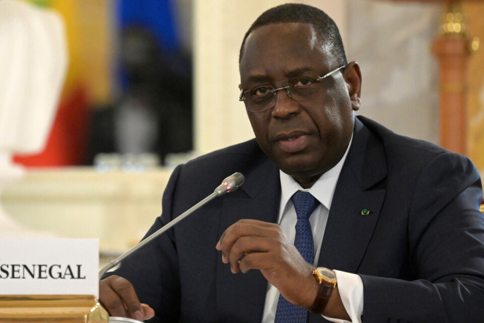 Senegals president Macky Sall ställer inte upp för omval. Arkivbild