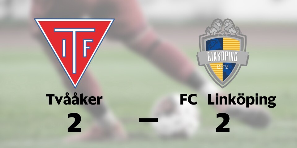FC Linköping fixade en poäng mot Tvååker