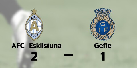 AFC Eskilstuna vann mot Gefle