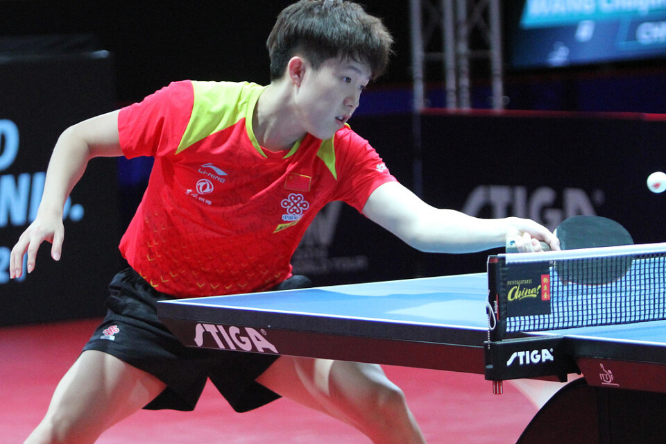 Wang Chuqin är bara rankad 22:a i världen, men spelade bäst av alla i Stockholm.