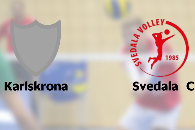 Karlskrona spelar mot Svedala C i sista höstomgången
