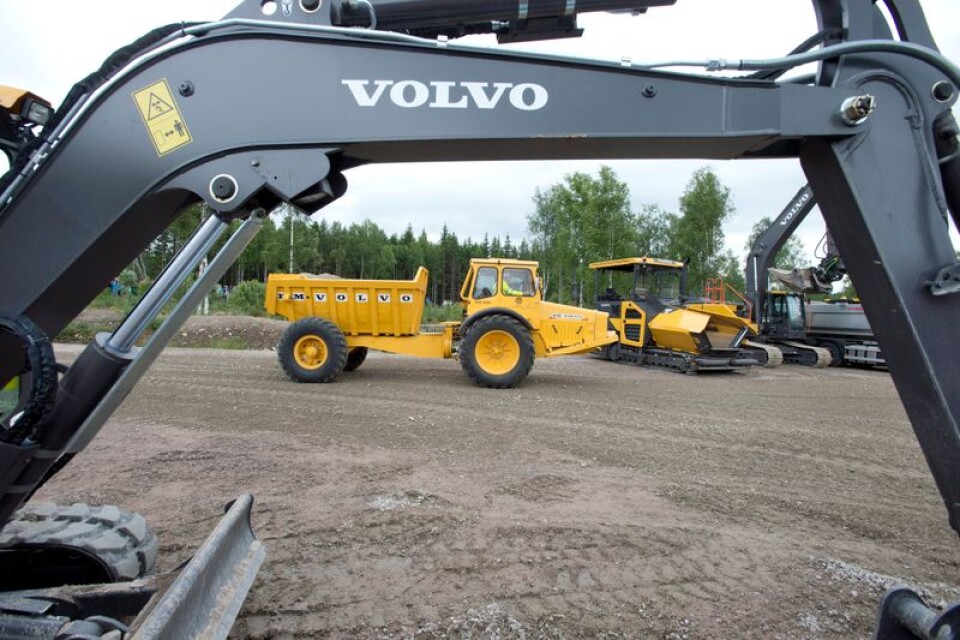 På anläggningen i Braås har Volvo CE både produktutveckling och produktion av ramstyrda dumprar.