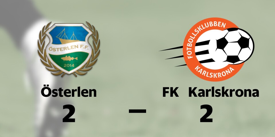 Delad pott för Österlen och FK Karlskrona