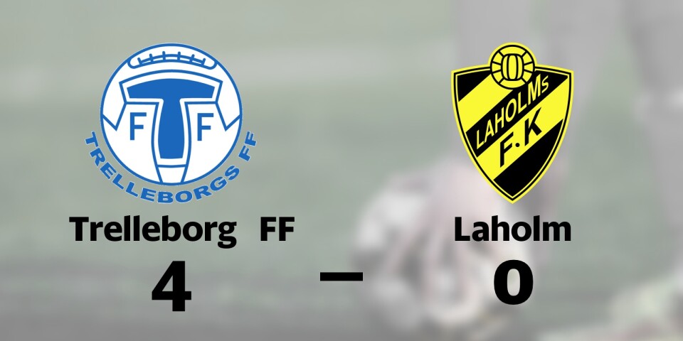 Trelleborg FF segrare hemma mot Laholm