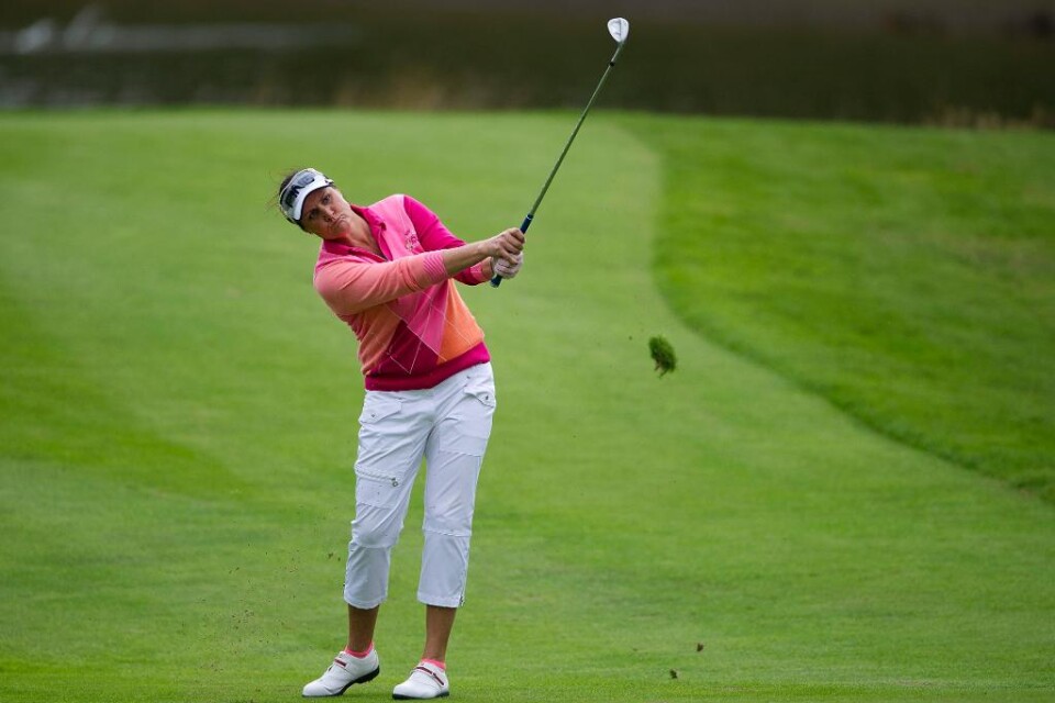 I våras var Maria McBride nära att ställa undan golfklubborna. Nu konkurrerar den svenska veteranen om en OS-plats. - Det vore en fantastisk grej att vara med på och få avsluta karriären på det viset, säger 41-åringen. Efter tre tunga år har Maria McBri