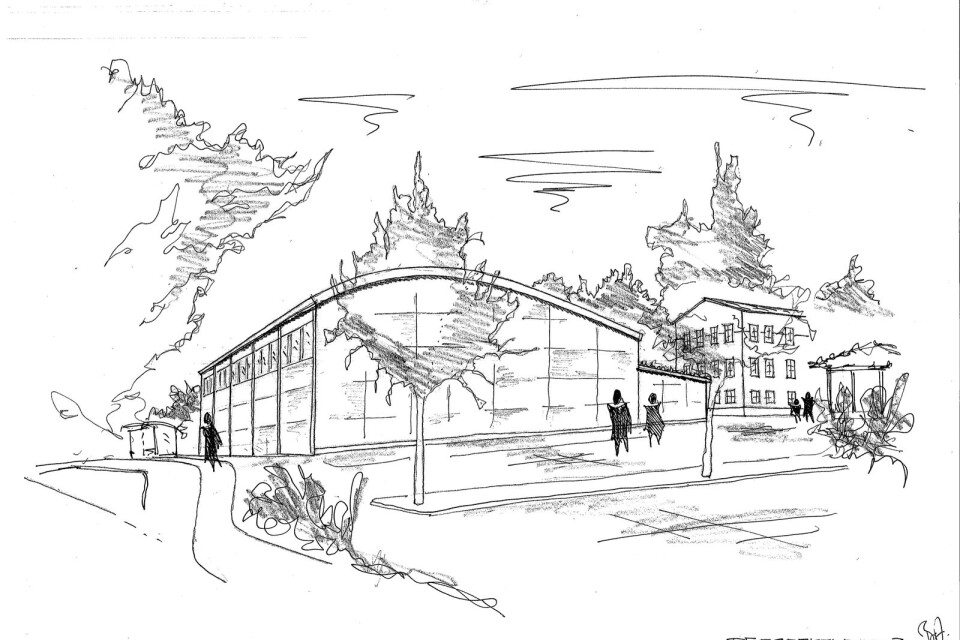 Utbildningsnämndens ledamöter har godkänt ritningarna av nya Snäckebacksskolan.