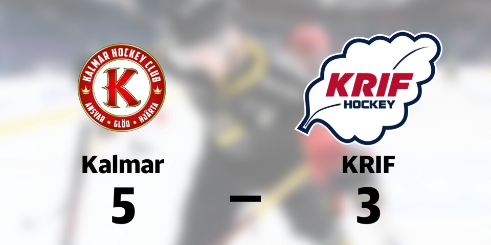 Kalmar HC vann mot KRIF Hockey