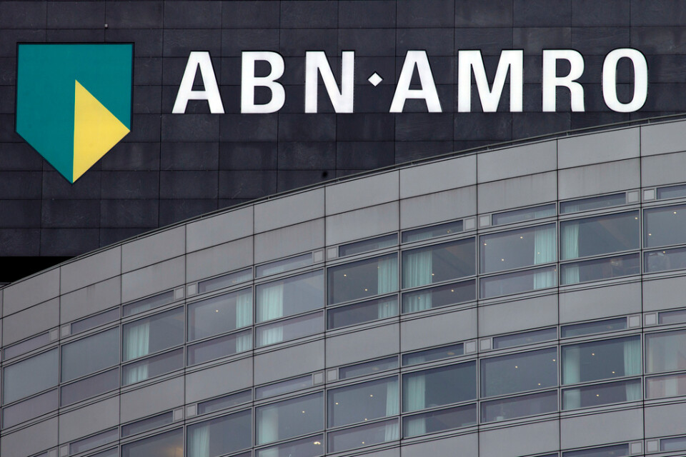 Banken ABN Ambro i Nederländerna. Arkivbild.