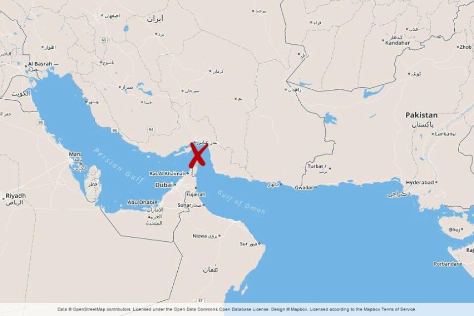 Iranska styrkor har bordat ett fraktfartyg i Persiska viken. Patrullbåtar avlossade först varningsskott och tvingade in fartyget längre in på iranskt vatten när det var på väg genom Hormuzsundet, infarten till Persiska viken, uppger det amerikanska förs