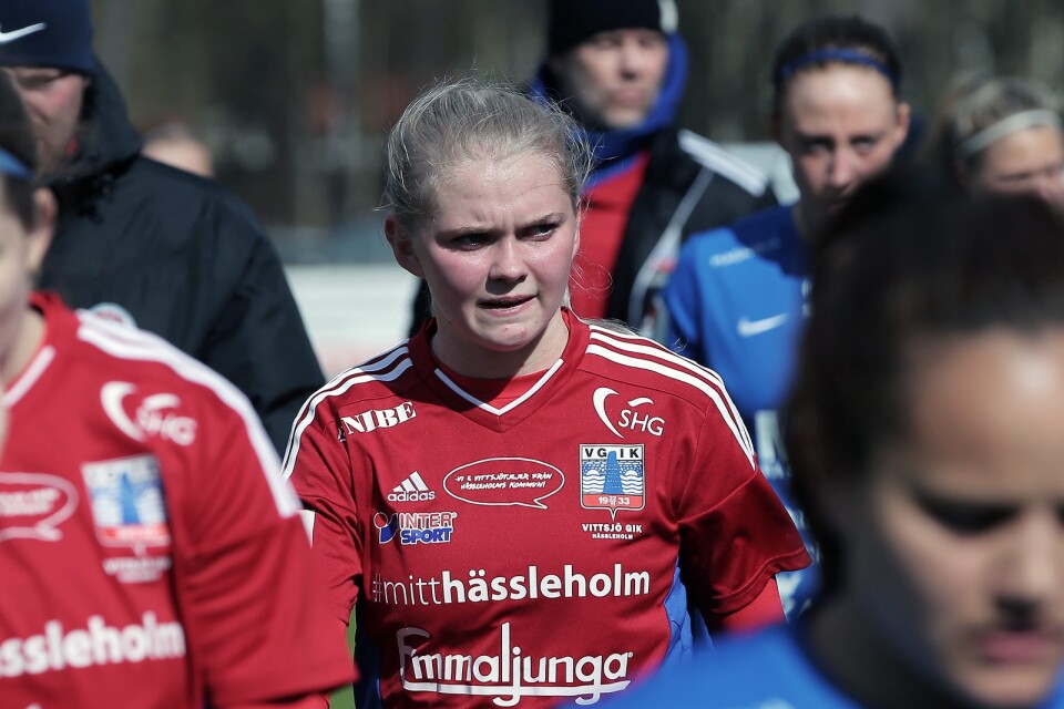 Amanda Persson har etablerat sig snabbt i Vittsjö och funnits med i alla lagets startelvor så här långt. Foto: STEFAN SANDSTRÖM