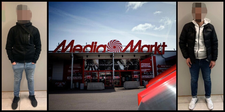 Anställd på Mediamarkt stoppade misstänkt tjuv – blev biten och sparkad