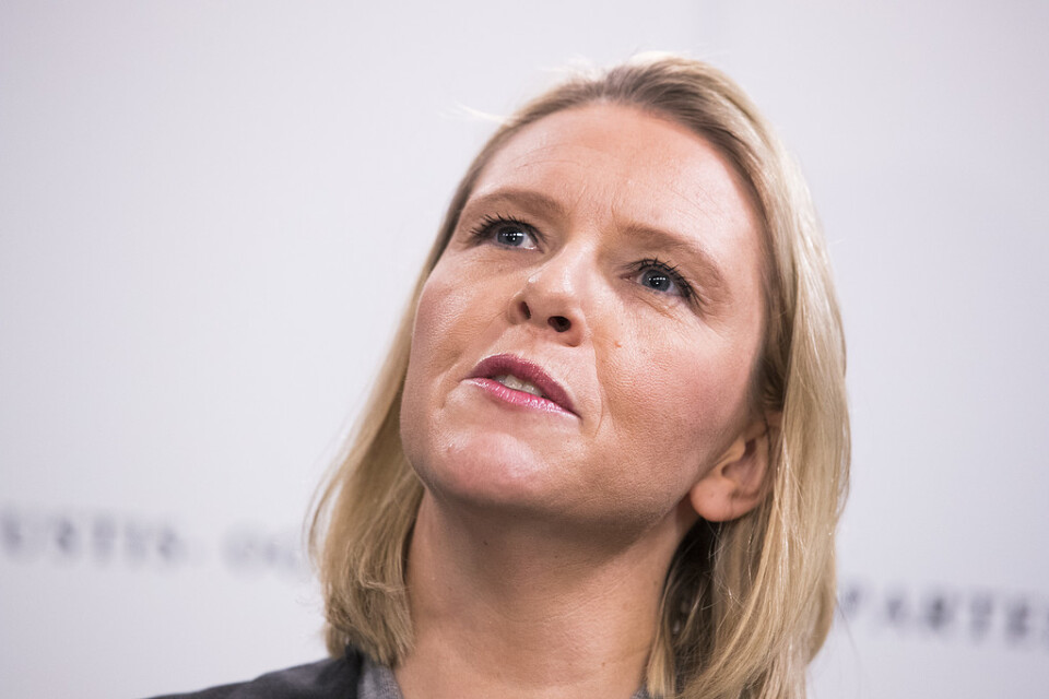 Fremskrittspartiets Sylvi Listhaug blir minister för folkhälso- och äldrefrågor. Arkivbild.