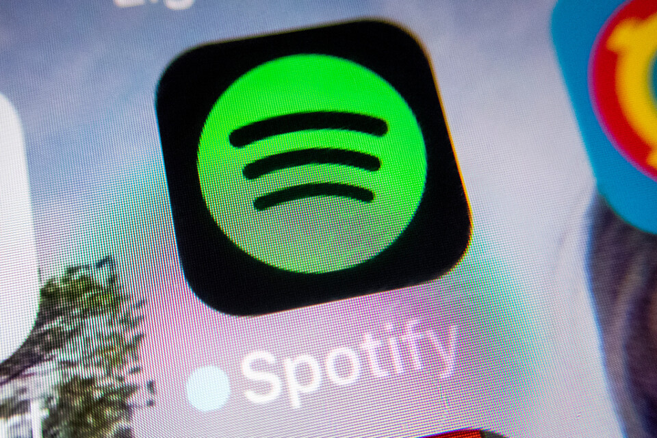 Den börsnoterade musikströmningstjänsten Spotify redovisar delårssiffror på onsdagen. Arkivbild.