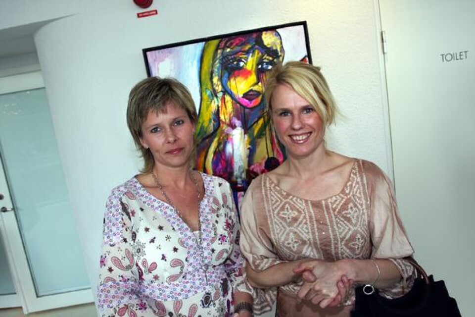 Susanne Mehlqvist och Tina från Ystad