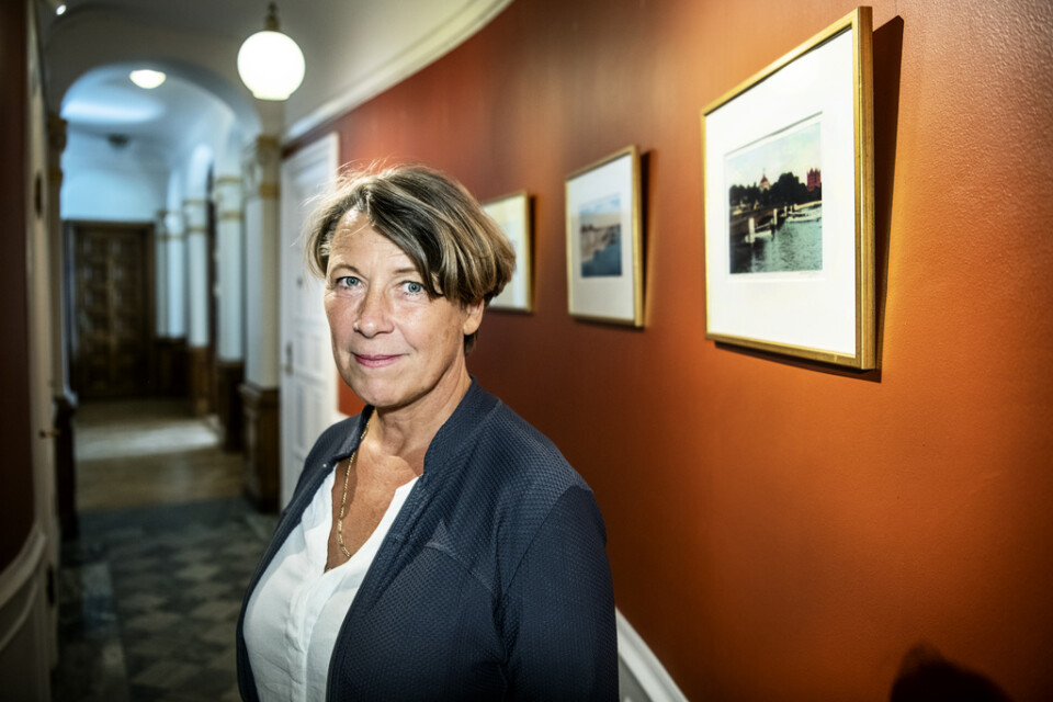 Lotta Lundberg tilldelas Ida Bäckmans stipendium. Arkivbild.