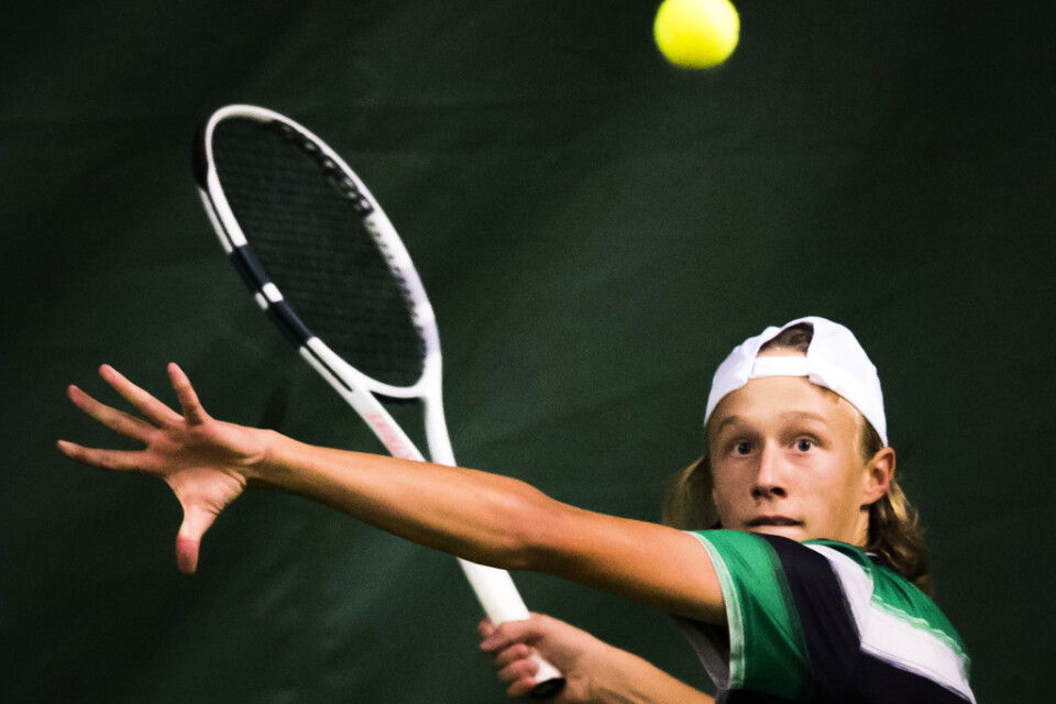 Leo Borg flyttar till Göteborg för att utveckla sin tennis. Arkivbild.