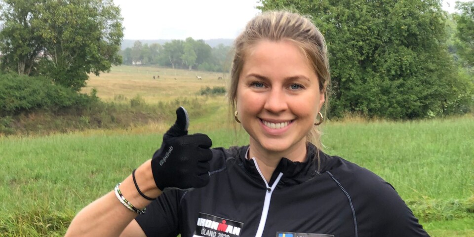 Gjorde egen Ironman på Öland – nu tackar hon för stödet