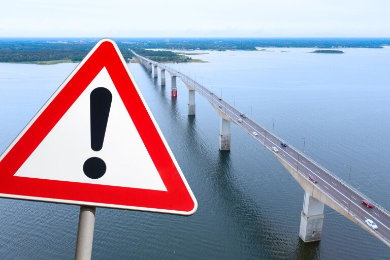LARM: Olycka på Ölandsbron – ”Stor påverkan på trafiken”