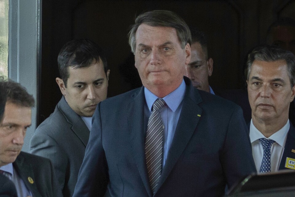 Brasiliens president Jair Bolsonaro. Arkivbild.
