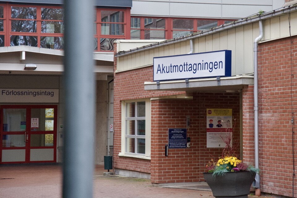 Akutmottagningen i Växjö, Region Kronoberg.